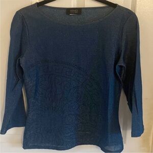 Versace classic sparkle Medusa logo top